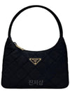 Nylon Quilted Hobo Tote Bag Black - PRADA - BALAAN 2