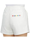 Women's Triple Rain Jersey Shorts White - HORN GARMENT - BALAAN 11