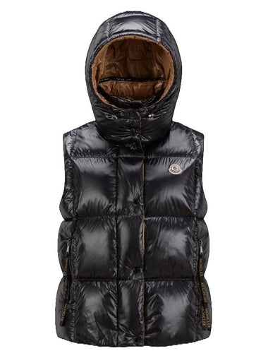 Luzule Down Vest Black - MONCLER - BALAAN 1