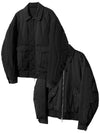 Reversible CWU 45P Flight Bomber Jacket Black - KND - BALAAN 3