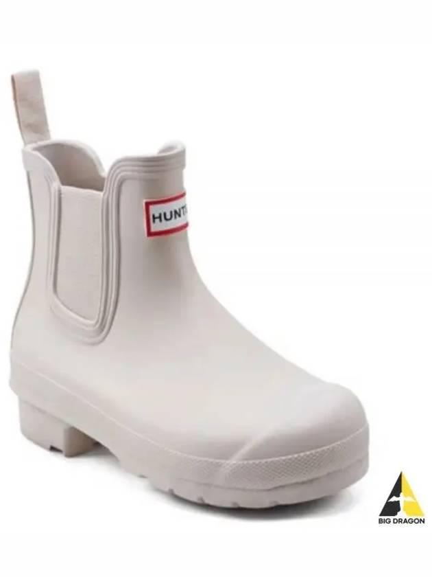 Women's Original Chelsea Rain Boots Beige - HUNTER - BALAAN 2