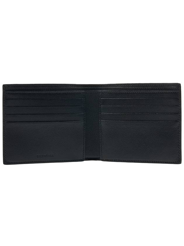 Logo Perforated Half Wallet Black - BALENCIAGA - BALAAN 11