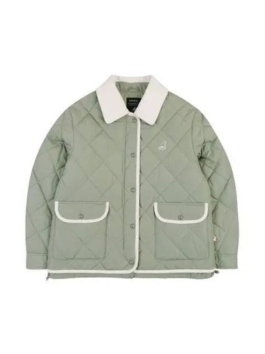 Women s Primaloft Quilted Jacket 8547 Khaki - KANGOL - BALAAN 1