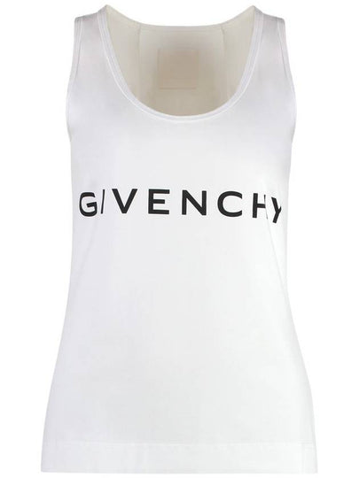 Short Sleeve T-Shirt BW70AZ3YAC116 White Black - GIVENCHY - BALAAN 2