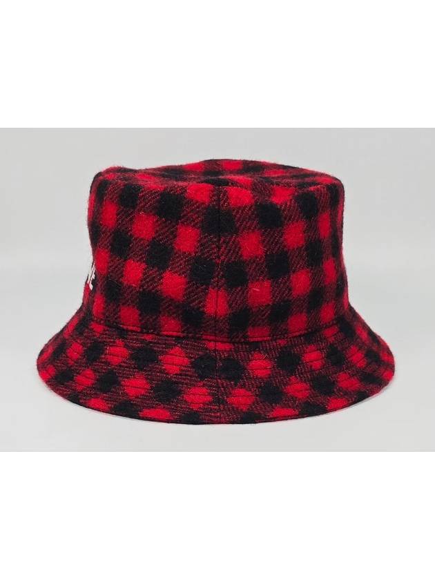 Tartan Pattern Logo Bucket Hat M - CELINE - BALAAN 3