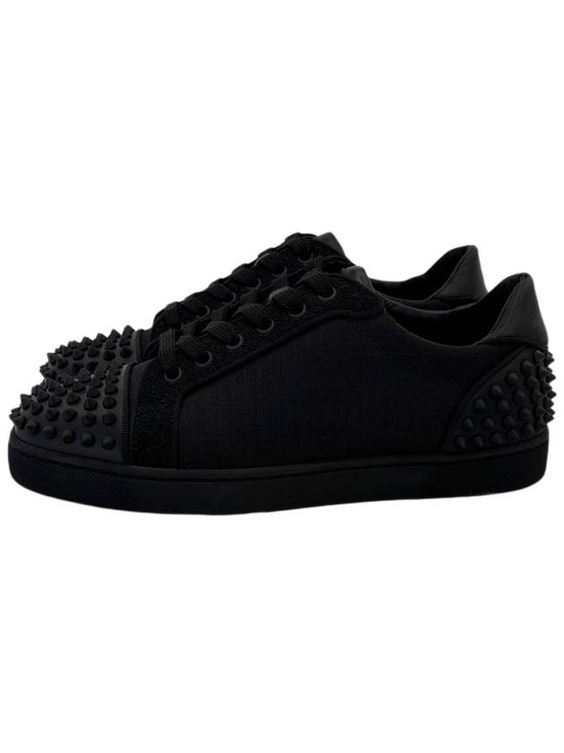 Spike Low Top Sneakers Black - CHRISTIAN LOUBOUTIN - BALAAN 3