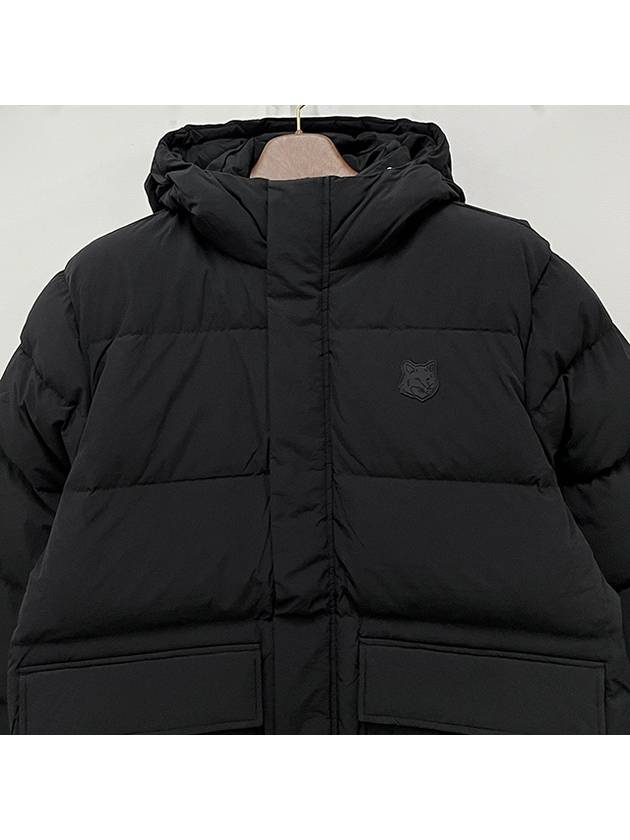 Hooded Padding Black - MAISON KITSUNE - BALAAN 4