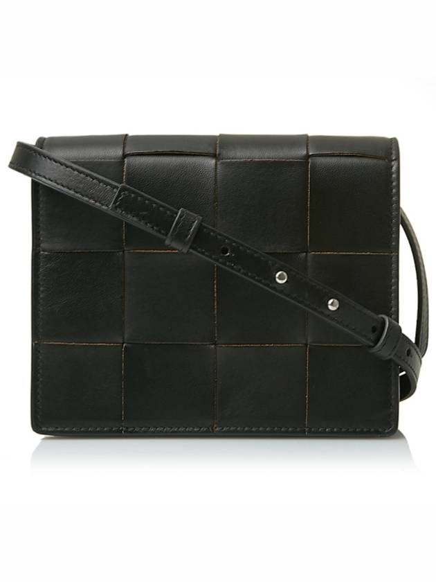 Intrecciato Small Cross Bag Black - BOTTEGA VENETA - BALAAN 2