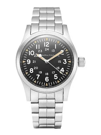 Khaki Field Mechanical Metal Watch Silver - HAMILTON - BALAAN 2