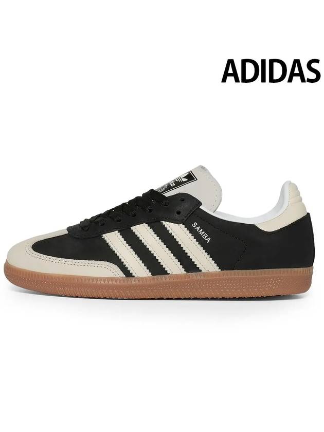 Samba OG Low Top Sneakers Black Wonder White - ADIDAS - BALAAN 2