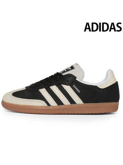 Samba OG Low Top Sneakers Black Wonder White - ADIDAS - BALAAN 2