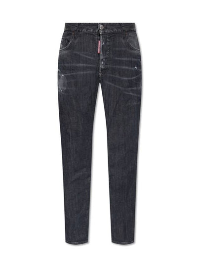 Distressed Denim Jeans Black - DSQUARED2 - BALAAN 2