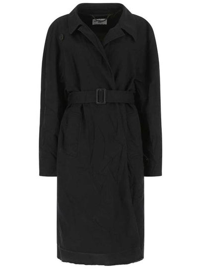 belted single coat black - BALENCIAGA - BALAAN 2