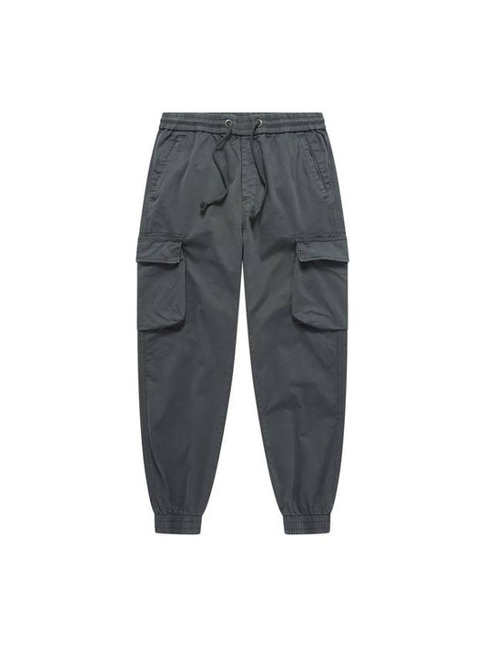 Cargo Track Pants Grey - SOLEW - BALAAN 1