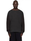 Cotton Long Sleeve T-Shirt Anthracite - MAISON MARGIELA - BALAAN 2