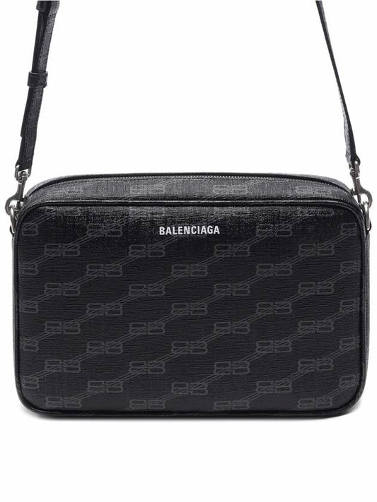 Signature Monogram BB Logo Medium Cross Bag Black - BALENCIAGA - BALAAN 2