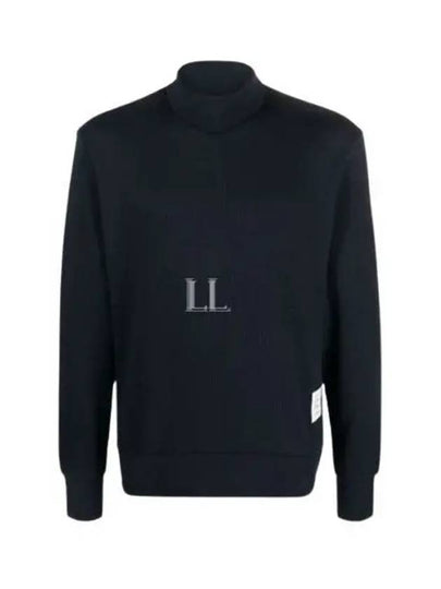 Thermal Rib Ottoman Stripe Turtleneck Navy - THOM BROWNE - BALAAN 2