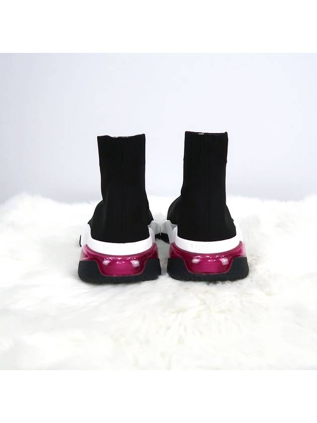 Speed Clear Sole High Top Sneakers Pink Black - BALENCIAGA - BALAAN 7