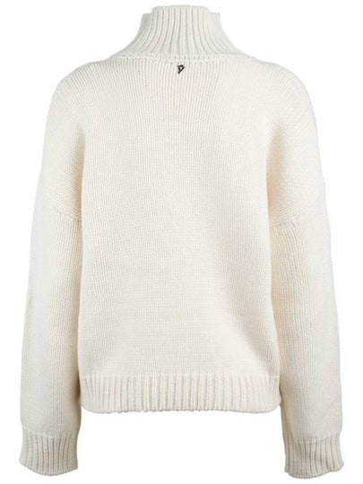 Dondup Alabaster Over Turtleneck In Jacquard Wool - DONDUP - BALAAN 2