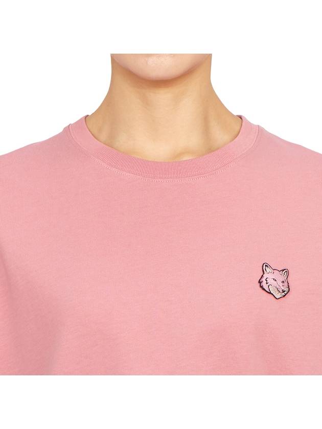 Bold Fox Head Patch Comfort Short Sleeve T-Shirt Rosebud - MAISON KITSUNE - BALAAN 6