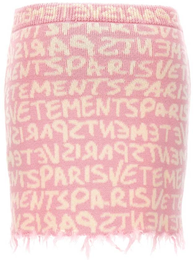 Vetements 'Graffiti Monogram' Skirt - VETEMENTS - BALAAN 2