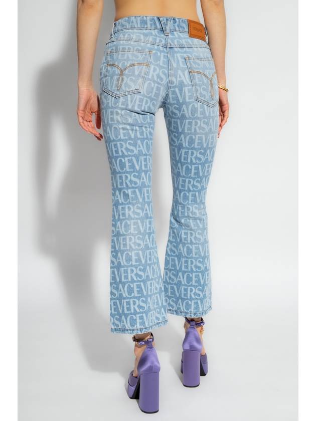 Versace Flared Jeans, Women's, Blue - VERSACE - BALAAN 4