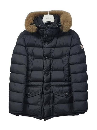 Cluny Long Down Jacket Black - MONCLER - BALAAN 2