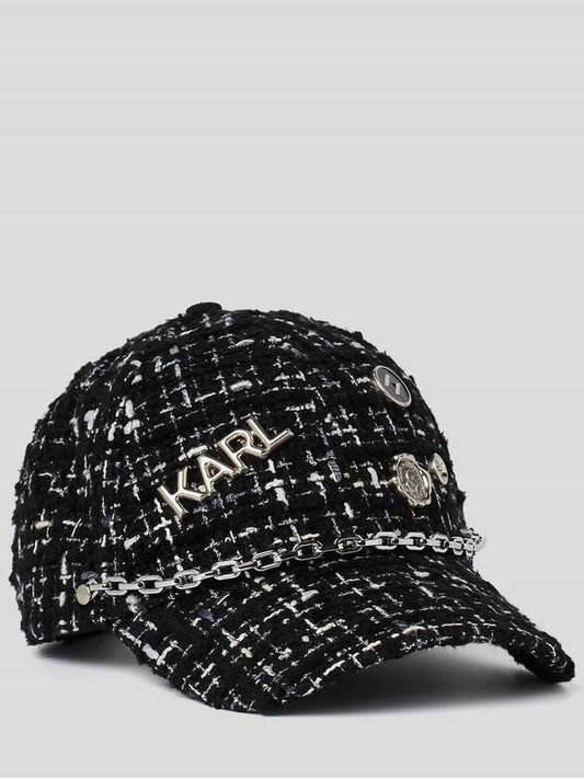 tweed cap - KARL LAGERFELD - BALAAN 1