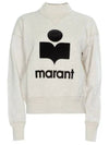 Moby Logo Print Sweatshirt Ecru - ISABEL MARANT - BALAAN 7