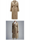 Deva Nylon Trench Coat Sand Beige - MONCLER - BALAAN 5