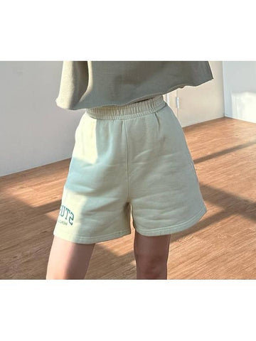 AU Australia WORLD LEAGUE Shorts ST135600 Pigment Cream WOMENS - STUSSY - BALAAN 1