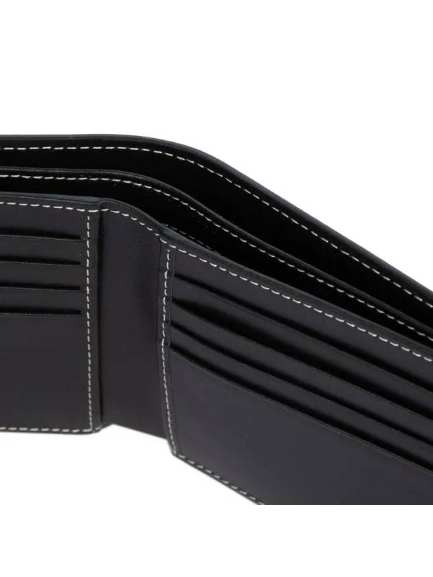 Center Stitch Half Wallet Black - TOD'S - BALAAN 6