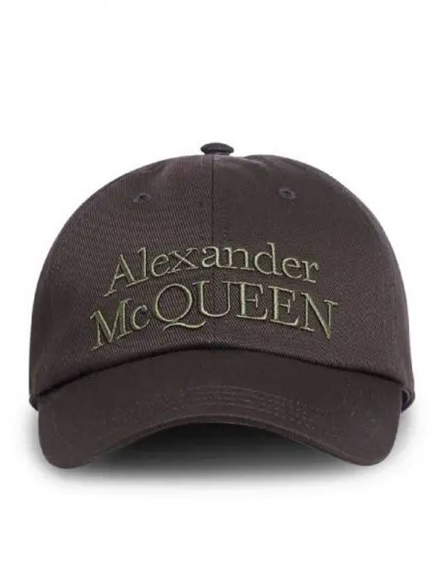 Alexander McQUEEN Skull Logo Cotton Ball Cap 270541 - ALEXANDER MCQUEEN - BALAAN 1