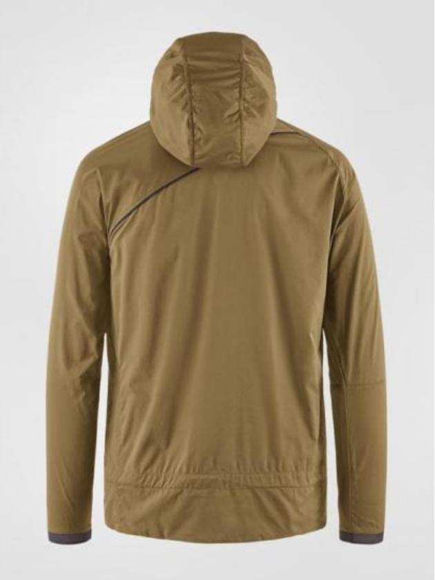 Men's Nal Hooded Windbreaker Olive - KLATTERMUSEN - BALAAN 3