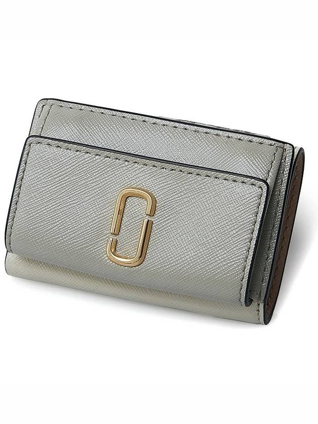 The Snapshot Mini Tri-Fold Half Wallet Dust Beige - MARC JACOBS - BALAAN 6