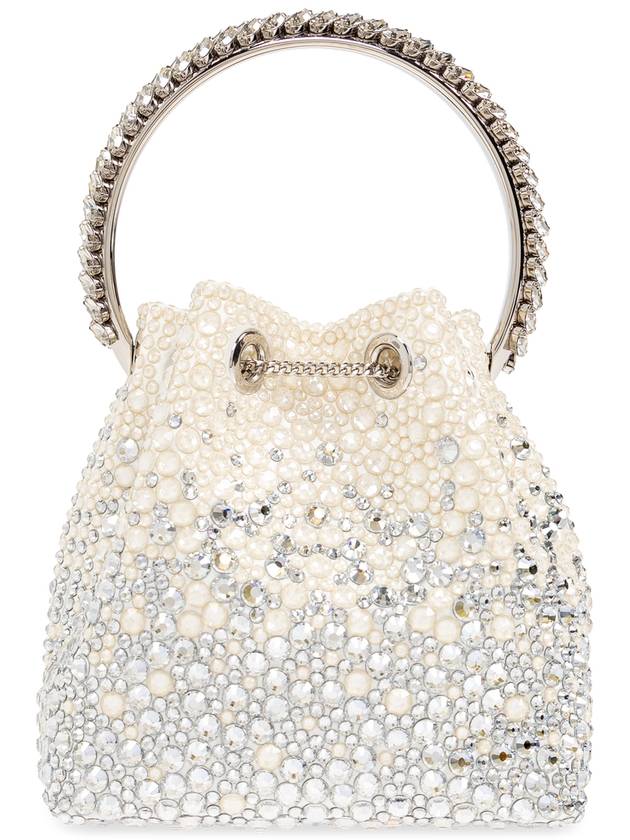 Jimmy Choo Handbag Bon Bon, Women's, Cream - JIMMY CHOO - BALAAN 3