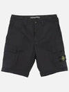 Light Stretch Cotton Bermuda Regular Fit Shorts Navy - STONE ISLAND - BALAAN 4