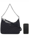 Jet Set Charm Logo Monogram Print Shoulder Bag Black - MICHAEL KORS - BALAAN 7