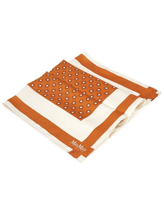 Orel Silk Scarf Orange - MAX MARA - BALAAN 3