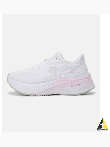 Energite Ride Running Shoes White Pink - DESCENTE - BALAAN 1