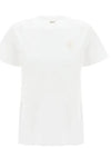 Aby Logo Short Sleeve T-Shirt White - ISABEL MARANT - BALAAN 2