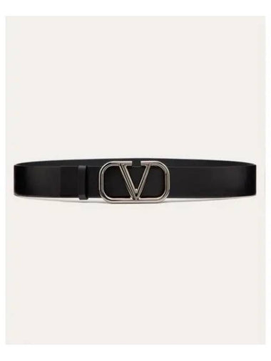 5Y0T0Q87 AZR 0NO 5Y2T0Q87 V logo signature belt - VALENTINO - BALAAN 1