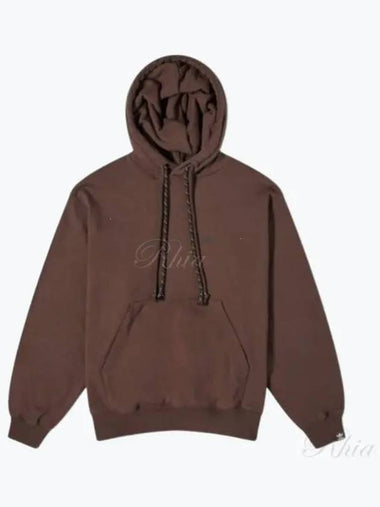 24 IY9519 Brown Logo Printing Hooded Sweatshirt - SONG FOR THE MUTE - BALAAN 1