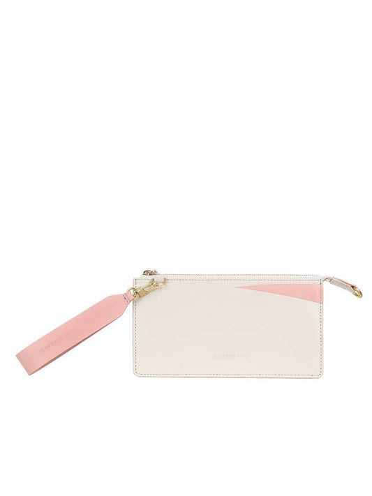 Fjord horizontal cell phone bag beige pink - LECHROMAQI - BALAAN 2