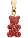 24SS BEAR PENDANT NOSTALGIABEAR CLA REDVELVET - CRYSTAL HAZE - BALAAN 1