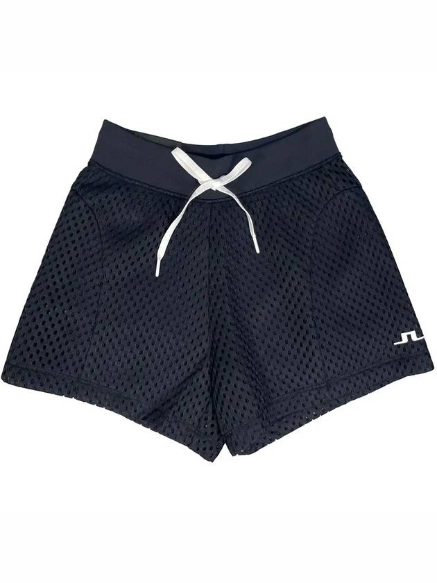 MISHA logo patch mesh short pants navy AWPA07994 6855 - J.LINDEBERG - BALAAN 3