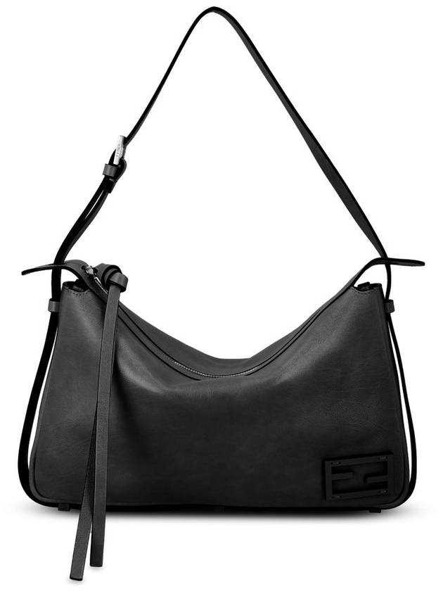 Simply Medium Shoulder Bag Black - FENDI - BALAAN 1