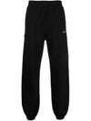 Diag Print Track Pants Black - OFF WHITE - BALAAN 2