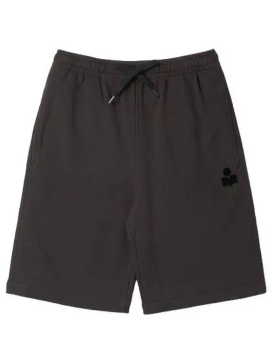 Mahalo Logo Shorts Pants Faded Black - ISABEL MARANT - BALAAN 1