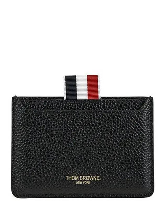 Pebble Grain Leather Mirror Case Black - THOM BROWNE - BALAAN 2